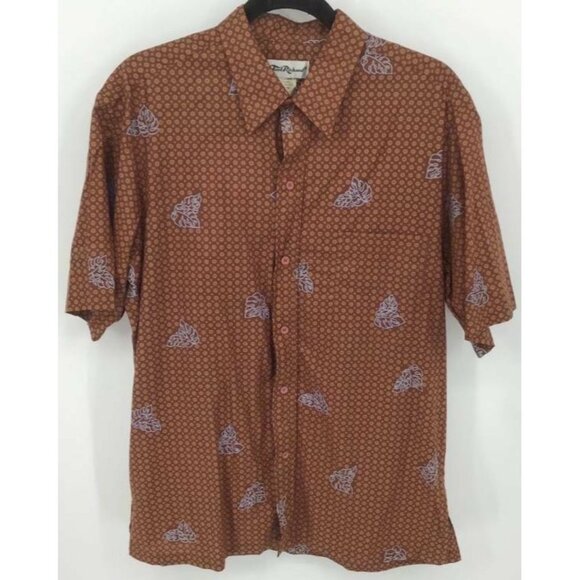 Tori Richard Shirt Aloha Hawaiian Vintage Large - Picture 1 of 4